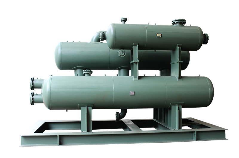 化工行業配套大型滿液式換熱器撬塊